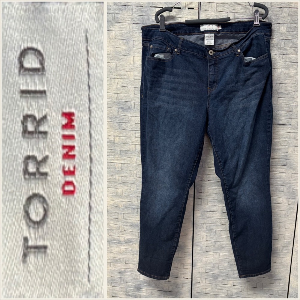 Torrid Denim‎ Womens 20R Dark Wash Bootcut Jeans